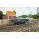 K254-3 Lot de 3x wagons plat à 3 essieux Nzo PLM en kit