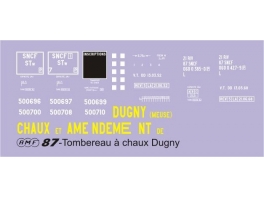 D941 - déco tombereau "Chaux de Dugny"