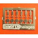 Anneaux et crochets de halage pour wagons Damofer