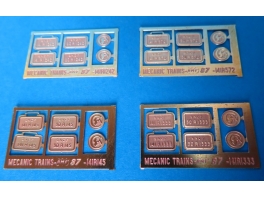 A323 1x jeu de plaques 141R au choix