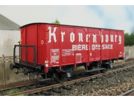 Lot de 5 wagons à bière SNCF