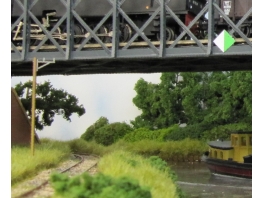 3 panneaux fluviaux à poser sur un pont