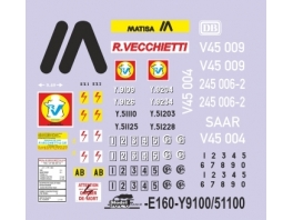 D715 marquages Y9100 51100 SNCF V45 DB