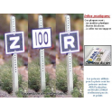 TIV100 pancartes Z, R, 100