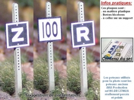 TIV100 pancartes Z, R, 100