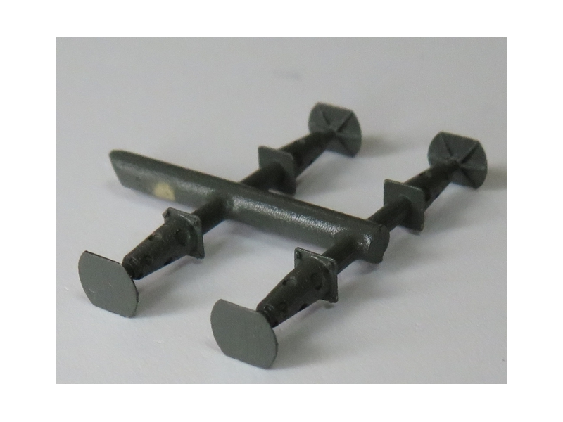 Tampons Métal AS Pour Autorail Type ABJ - Échelle HO 1/87, Occasion, Fabrication Française