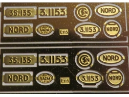 A364 plaques constructeur Nord