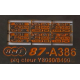 A386 6 plaques constructeur pour Y8000 et Y8400