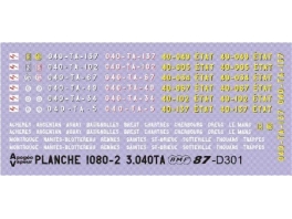 Immatriculations 3-040TA Ouest SNCF/ETAT