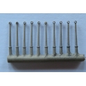 10 supports de rambardes hauts 9mm