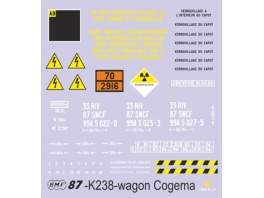 D949 déco pour wagon transport de déchets nucléaires