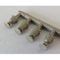 A443 4 tampons ronds type ETAT pour locomotives