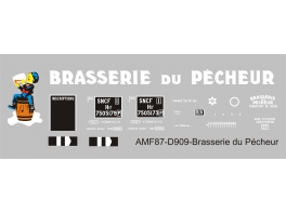 Déco isotherme Brasserie du Pécheur SNCF