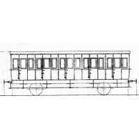 K167  Voiture Est 2 essieux portières et toilettes type B5