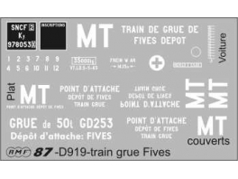 Déco train de secours de Fives SNCF