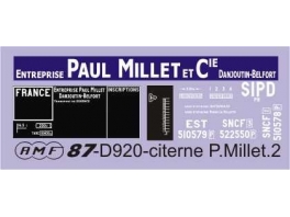 Déco citerne Paul Millet pour citerne 2 essieux