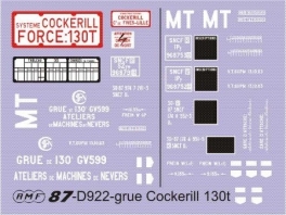 Déco pour train grue Cockerill de 130t