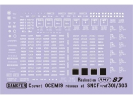 Déco pour wagons couverts OCEM19,
