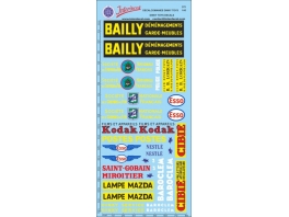 Decalcs vehicules Dinky-Toys 1/43