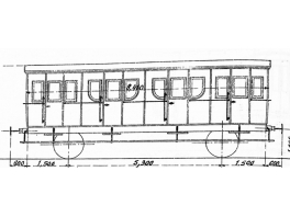 K171  Voiture Est 2 essieux portières type A2B2