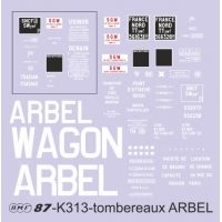 D952 déco pour wagon tombereau Arbel