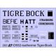 Déco isotherme Brasserie Tigre-Bock AL et SNCF ép2 et 3 (noir fond blanc)