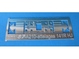 2 attelages NEM à élongation en kit pour 141R